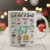 God Did It First - Personalized White Ceramic Mug - Gift For Christian HH01 God Did It First - Personalized White Ceramic Mug - Gift For Christian HH01