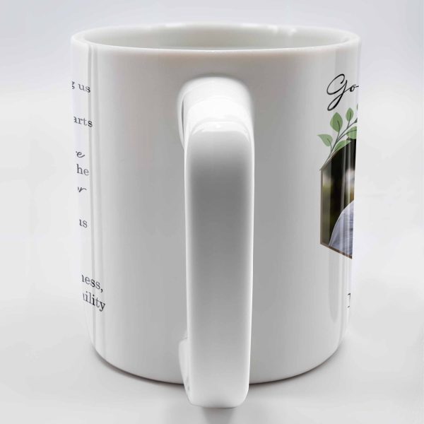 God Gave Me You, Binding Us Together As One, With Green Leaves - Personalized Custom Coffee Mug - HSB040_MG God Gave Me You, Binding Us Together As One, With Green Leaves - Personalized Custom Coffee Mug - HSB040_MG