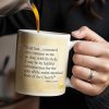 God Has... Entrusted This Treasure To Me, Pope And Censer - Personalized Custom Coffee Mug - FTH087_MG