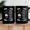 God Says I Am Custom Name In Bible Verses Birth Flower Pearl Effect Printed - Personalized Mug God Says I Am Custom Name In Bible Verses Birth Flower Pearl Effect Printed - Personalized Mug