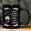 God Says I Am Custom Name In Bible Verses Birth Flower Pearl Effect Printed - Personalized Mug God Says I Am Custom Name In Bible Verses Birth Flower Pearl Effect Printed - Personalized Mug
