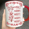 God Says I Am Toile De Jouy Flower - Personalized Accent Mug God Says I Am Toile De Jouy Flower - Personalized Accent Mug