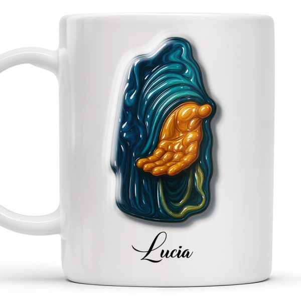 God Says I Am UNIQUE, SPECIAL, LOVELY, Angel Wing and Butterflies - Personalized Custom Coffee Mug - FTH048_MG God Says I Am UNIQUE, SPECIAL, LOVELY, Angel Wing and Butterflies - Personalized Custom Coffee Mug - FTH048_MG