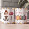 God Says I Am With Name Letter In Bible - Personalized Mug God Says I Am With Name Letter In Bible - Personalized Mug