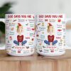 God Says You Are Christmas Affirmation - Personalized Mug God Says You Are Christmas Affirmation - Personalized Mug