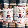 God Says You Are Christmas Affirmation - Personalized Mug God Says You Are Christmas Affirmation - Personalized Mug