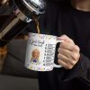 God Says You Are Praying Woman Girl With Flower Base - Personalized White Edge-to-Edge Mug God Says You Are Praying Woman Girl With Flower Base - Personalized White Edge-to-Edge Mug