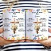 God's Promises Birth Flower Bouquet - Personalized White Edge-to-Edge Mug God's Promises Birth Flower Bouquet - Personalized White Edge-to-Edge Mug