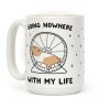 Going Nowhere With My Life Hamster Coffee Mug