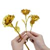 Gold Foil Eternal Rose Bouquet – Valentine’s Gift for Her