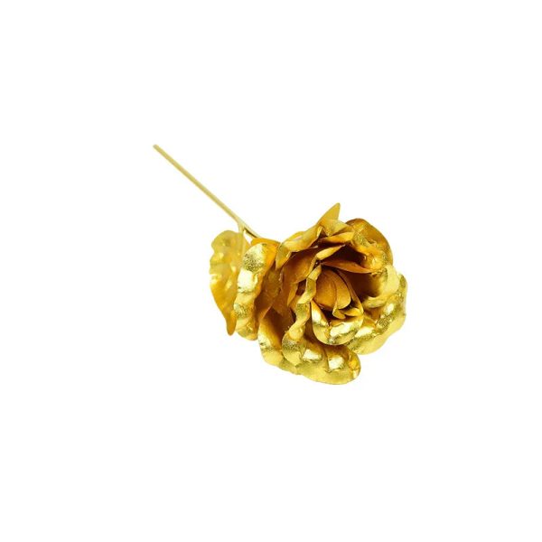 Gold Foil Eternal Rose Bouquet – Valentine’s Gift for Her