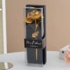 Gold Foil Rose Artificial Flower Gift for Valentine’s Day