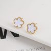 Gold Plated Five Leaf Flower Adjustable Bracelet Gold Plated Five Leaf Flower Adjustable Bracelet