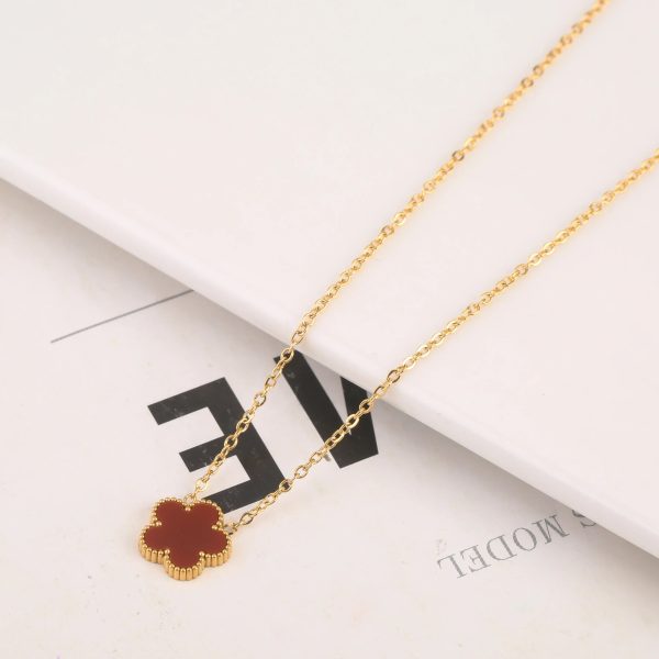 Gold Plated Five Leaf Flower Adjustable Bracelet Gold Plated Five Leaf Flower Adjustable Bracelet