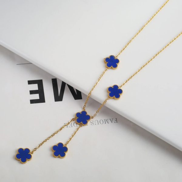 Gold Plated Five Leaf Flower Adjustable Bracelet Gold Plated Five Leaf Flower Adjustable Bracelet