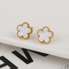 Gold Plated Five Leaf Flower Adjustable Bracelet Gold Plated Five Leaf Flower Adjustable Bracelet