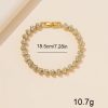Gold Quartz Watch Jewelry Set for Women Gold Quartz Watch Jewelry Set for Women