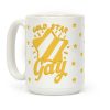 Gold Star Gay Coffee Mug