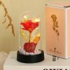 Golden Eternal Rose Night Light Decoration Golden Eternal Rose Night Light Decoration