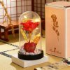 Golden Eternal Rose Night Light Decoration Golden Eternal Rose Night Light Decoration