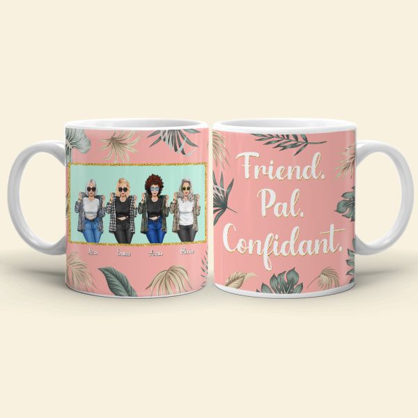 Golden Girls Friend Pal Confidant Personalized Mug Golden Girls Friend Pal Confidant Personalized Mug