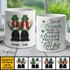 Good Friends Are Like Four-Leaf Clovers - Gift For Besties, St. Patrick's Day - Personalized Mug Good Friends Are Like Four-Leaf Clovers - Gift For Besties, St. Patrick's Day - Personalized Mug