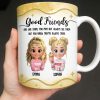 Good Friends Are Like Stars, Girls Holding Hot Cocoa - Personalized Custom Coffee Mug - BST513_MG Good Friends Are Like Stars, Girls Holding Hot Cocoa - Personalized Custom Coffee Mug - BST513_MG