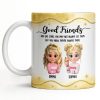 Good Friends Are Like Stars, Girls Holding Hot Cocoa - Personalized Custom Coffee Mug - BST513_MG Good Friends Are Like Stars, Girls Holding Hot Cocoa - Personalized Custom Coffee Mug - BST513_MG