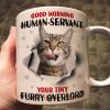 Good Morning Human Funny Style Christmas - Personalized Photo Mug Good Morning Human Funny Style Christmas - Personalized Photo Mug