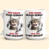 Good Morning Human Funny Style Christmas - Personalized Photo Mug Good Morning Human Funny Style Christmas - Personalized Photo Mug