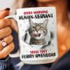 Good Morning Human Funny Style Christmas - Personalized Photo Mug Good Morning Human Funny Style Christmas - Personalized Photo Mug