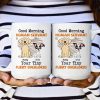 Good Morning Human Servant - Dog Version - Personalized Mug Good Morning Human Servant - Dog Version - Personalized Mug