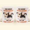 Good Morning Human Servant From Cats - Personalized Mug Good Morning Human Servant From Cats - Personalized Mug