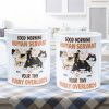 Good Morning Human Servant From Cats - Personalized Mug Good Morning Human Servant From Cats - Personalized Mug