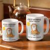 Good Morning Human Servant Tiny Furry Overlords - Gift For Cat Lovers - Personalized White Edge To Edge Mug Good Morning Human Servant Tiny Furry Overlords - Gift For Cat Lovers - Personalized White Edge To Edge Mug