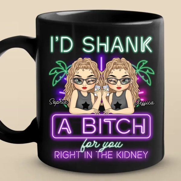 Good Vibes And Better Drinks - Bestie Personalized Custom Black Mug - Christmas Gift For Best Friends, BFF, Sisters Good Vibes And Better Drinks - Bestie Personalized Custom Black Mug - Christmas Gift For Best Friends, BFF, Sisters