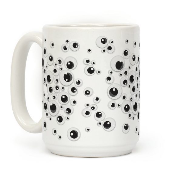 Googly Eye Pattern Coffee Mug Googly Eye Pattern Coffee Mug