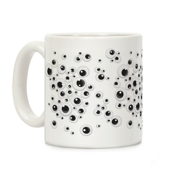 Googly Eye Pattern Coffee Mug Googly Eye Pattern Coffee Mug