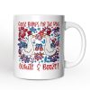 Goose Bumps for the Red, White & Booze Personalized Mug, Funny 4th of July Gift with Custom Name Goose Bumps for the Red, White & Booze Personalized Mug, Funny 4th of July Gift with Custom Name
