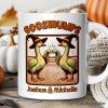 Goosebumps Personalized Mug, Retro Best Friend Halloween Goose Gift with Custom Names Goosebumps Personalized Mug, Retro Best Friend Halloween Goose Gift with Custom Names