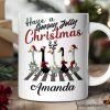 Goosey Jolly Christmas Personalized Mug, Funny Farm Lover Gift with Custom Name Goosey Jolly Christmas Personalized Mug, Funny Farm Lover Gift with Custom Name