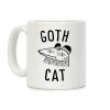 Goth Cat Coffee Mug Goth Cat Coffee Mug
