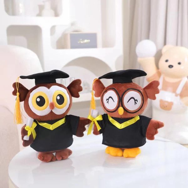 Graduate Plush Dolls: Adorable Capybara, Owl & Bear Stuffed Toys Graduate Plush Dolls: Adorable Capybara, Owl & Bear Stuffed Toys
