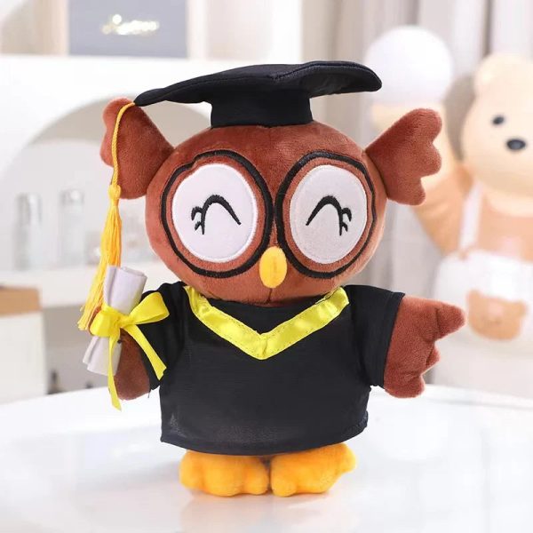 Graduate Plush Dolls: Adorable Capybara, Owl & Bear Stuffed Toys Graduate Plush Dolls: Adorable Capybara, Owl & Bear Stuffed Toys
