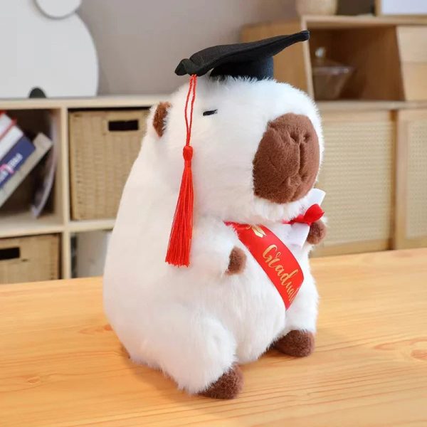 Graduate Plush Dolls: Adorable Capybara, Owl & Bear Stuffed Toys Graduate Plush Dolls: Adorable Capybara, Owl & Bear Stuffed Toys