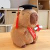 Graduate Plush Dolls: Adorable Capybara, Owl & Bear Stuffed Toys Graduate Plush Dolls: Adorable Capybara, Owl & Bear Stuffed Toys