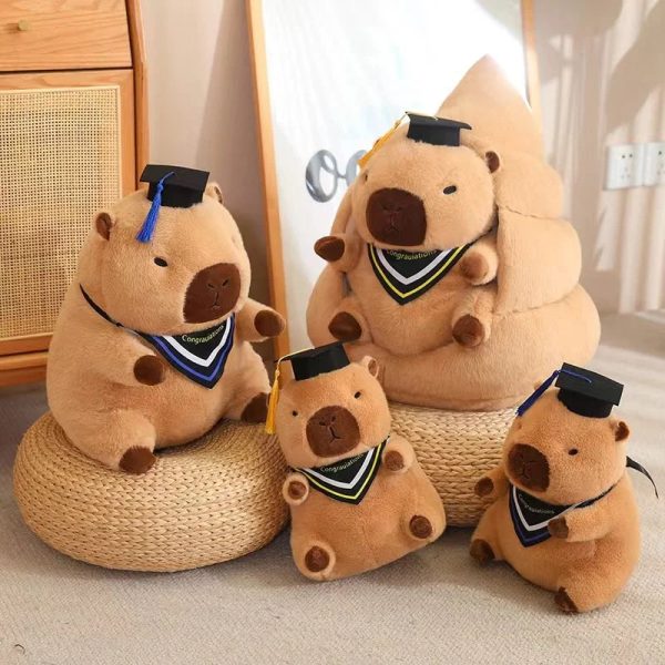 Graduation Capybara Plush Toy - Cute Doctor Doll Gift for Graduates Graduation Capybara Plush Toy - Cute Doctor Doll Gift for Graduates