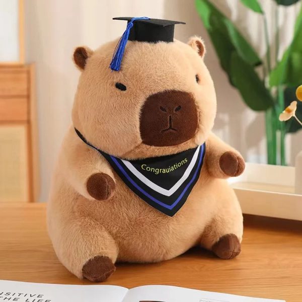 Graduation Capybara Plush Toy - Cute Doctor Doll Gift for Graduates Graduation Capybara Plush Toy - Cute Doctor Doll Gift for Graduates