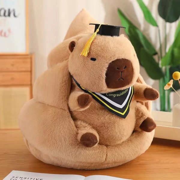 Graduation Capybara Plush Toy - Cute Doctor Doll Gift for Graduates Graduation Capybara Plush Toy - Cute Doctor Doll Gift for Graduates