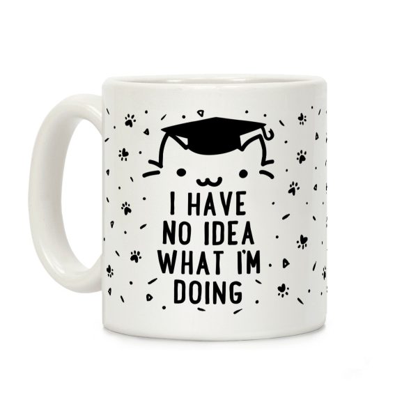 Graduation Cat Coffee Mug Graduation Cat Coffee Mug